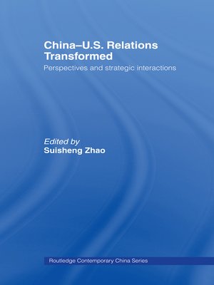 cover image of China-US Relations Transformed